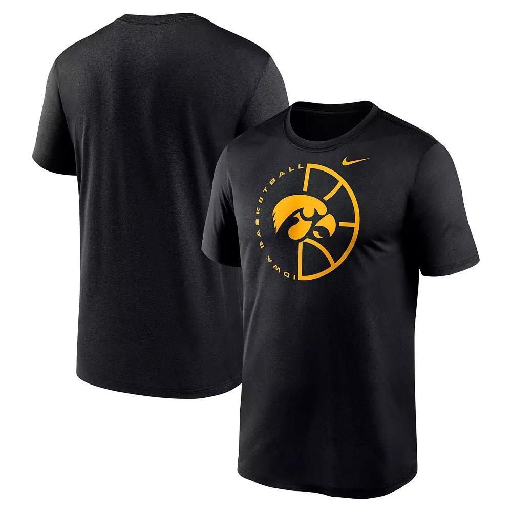 Men's Nike Black Iowa Hawkeyes Legend Basketball Icon Performance T-Shirt,  Product Image