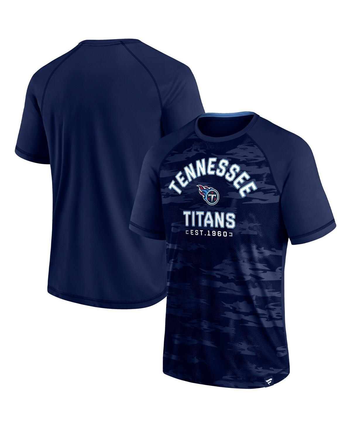 Mens Fanatics Branded Tennessee Titans Hail Mary Raglan T-Shirt Blue Product Image