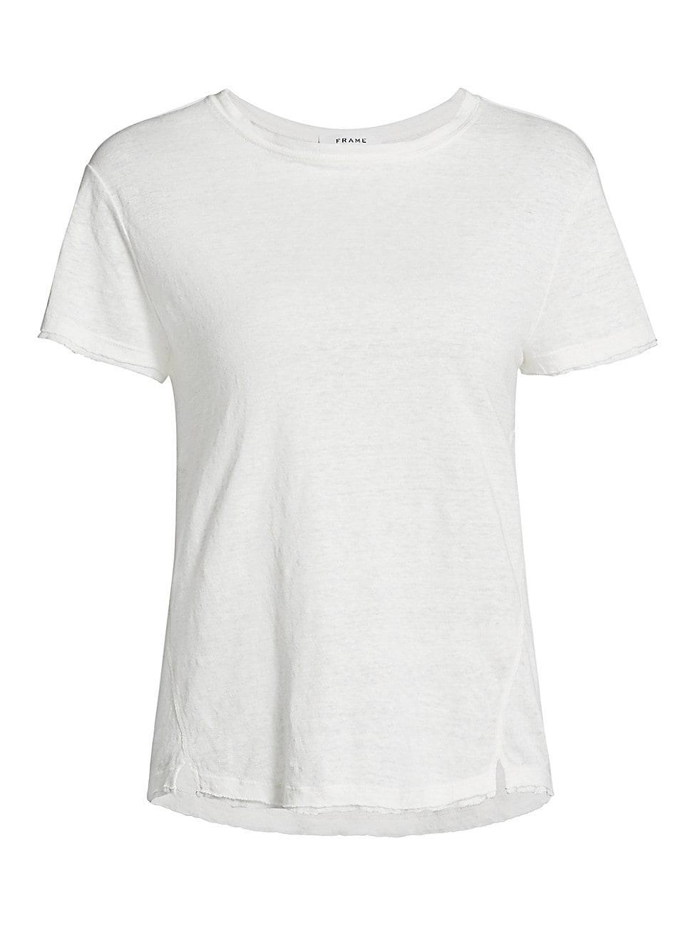 Womens Easy True Organic Linen T-Shirt Product Image