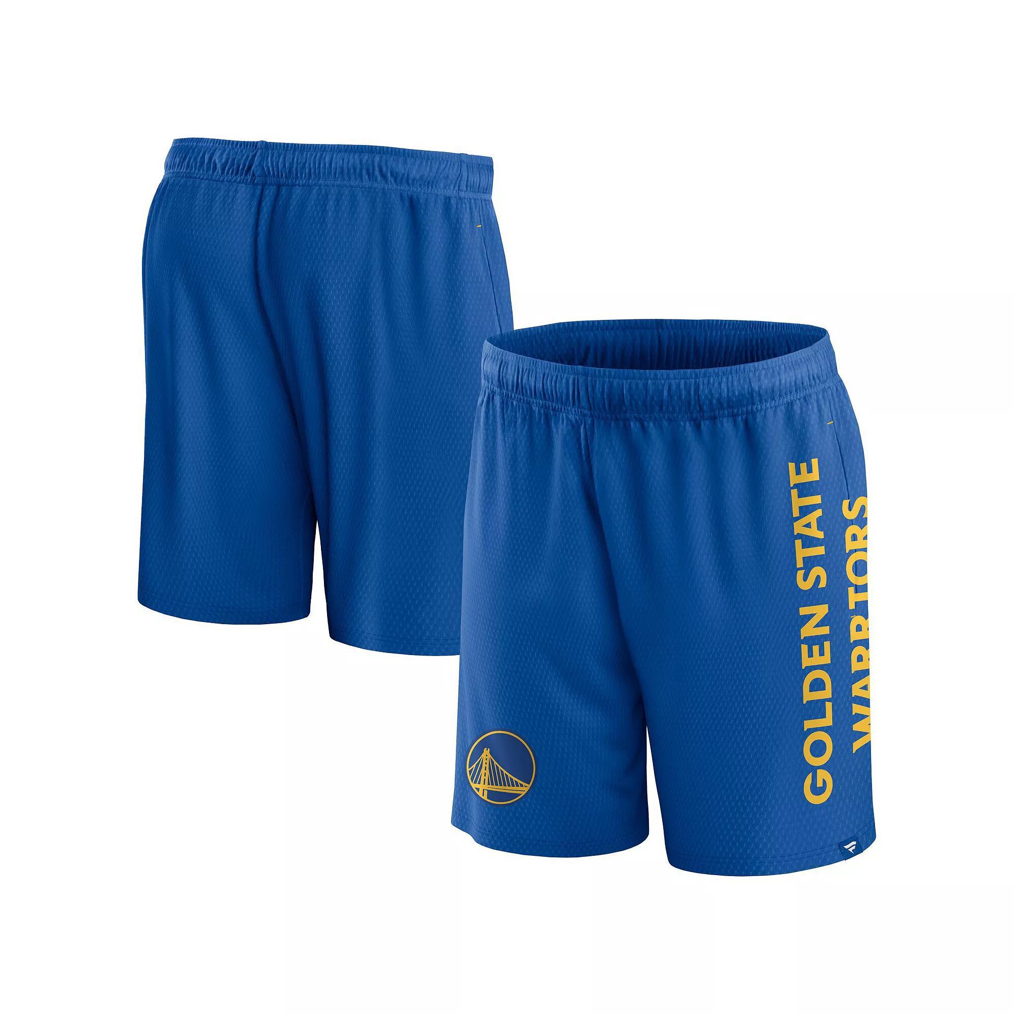 Men's Fanatics Branded Royal Golden State Warriors Post Up Mesh Shorts, Size: Medium, Blue Product Image