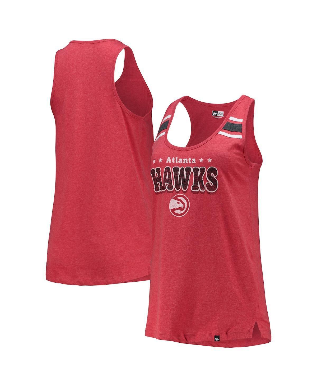 Womens New Era Atlanta Hawks Scoop-Neck Racerback Tank Top Product Image