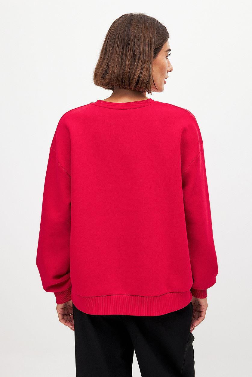 Oversized Sweatshirt Blue Product Image