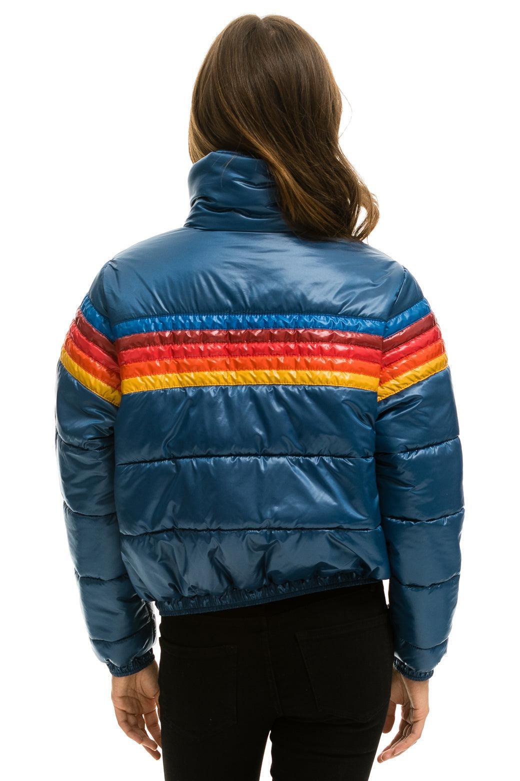 5 STRIPE APRES JACKET - GLOSSY DARK BLUE Female Product Image