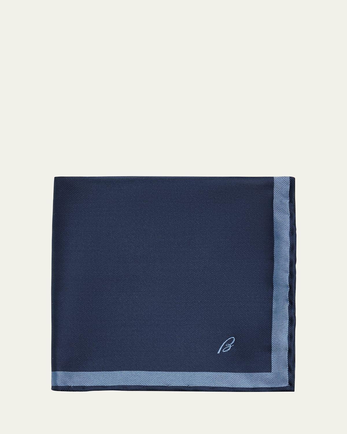 Mens B-Monogram Silk Pocket Square Product Image