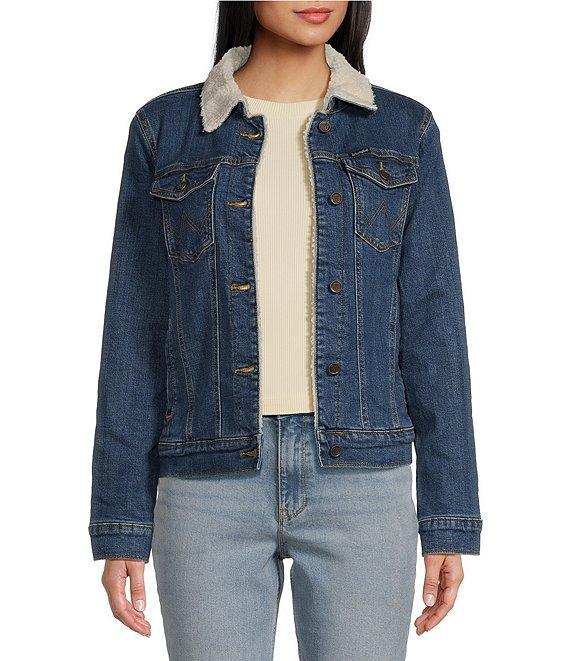 Wrangler® Sherpa Lined Denim Jacket Product Image
