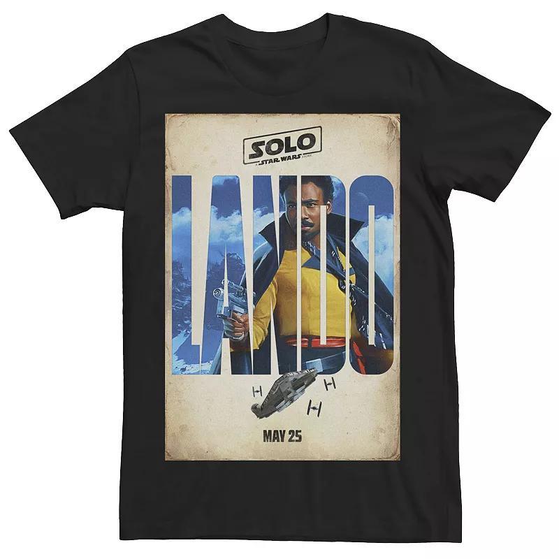 Men's Star Wars Han Solo Movie Lando Release Date Tee, Size: 3XL, Black Product Image