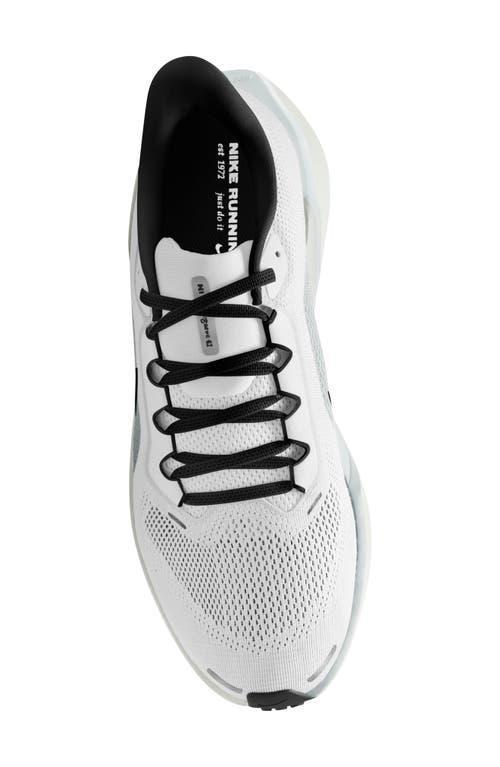 NIKE Air Zoom Pegasus 41 Running Shoe In White/black Product Image