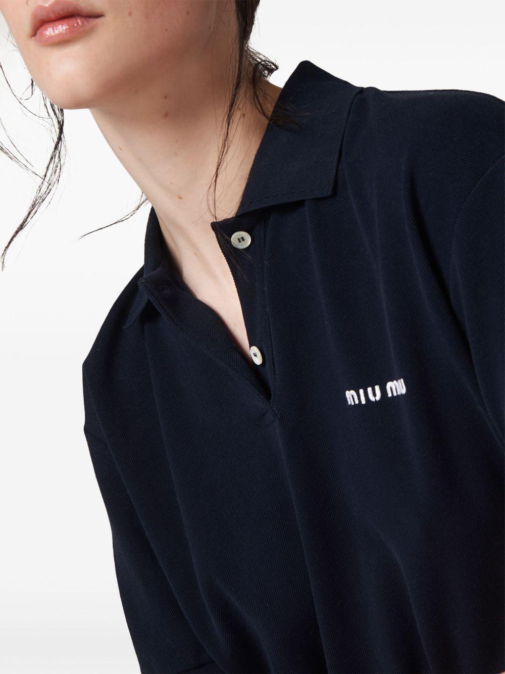 logo-embroidered polo shirt Product Image