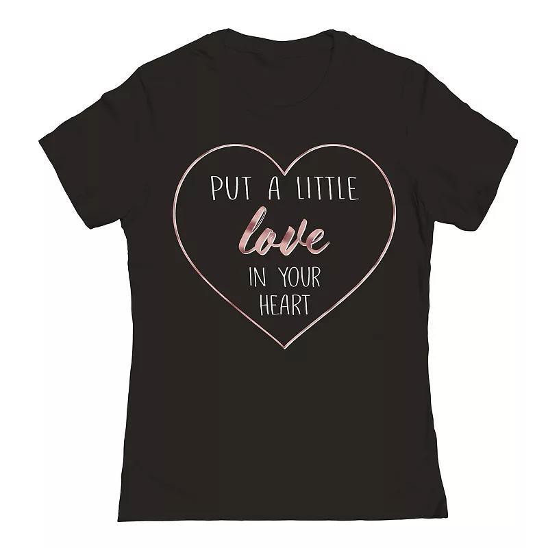 Junior's I Heart Utah Graphic Tee, Women's,  Product Image