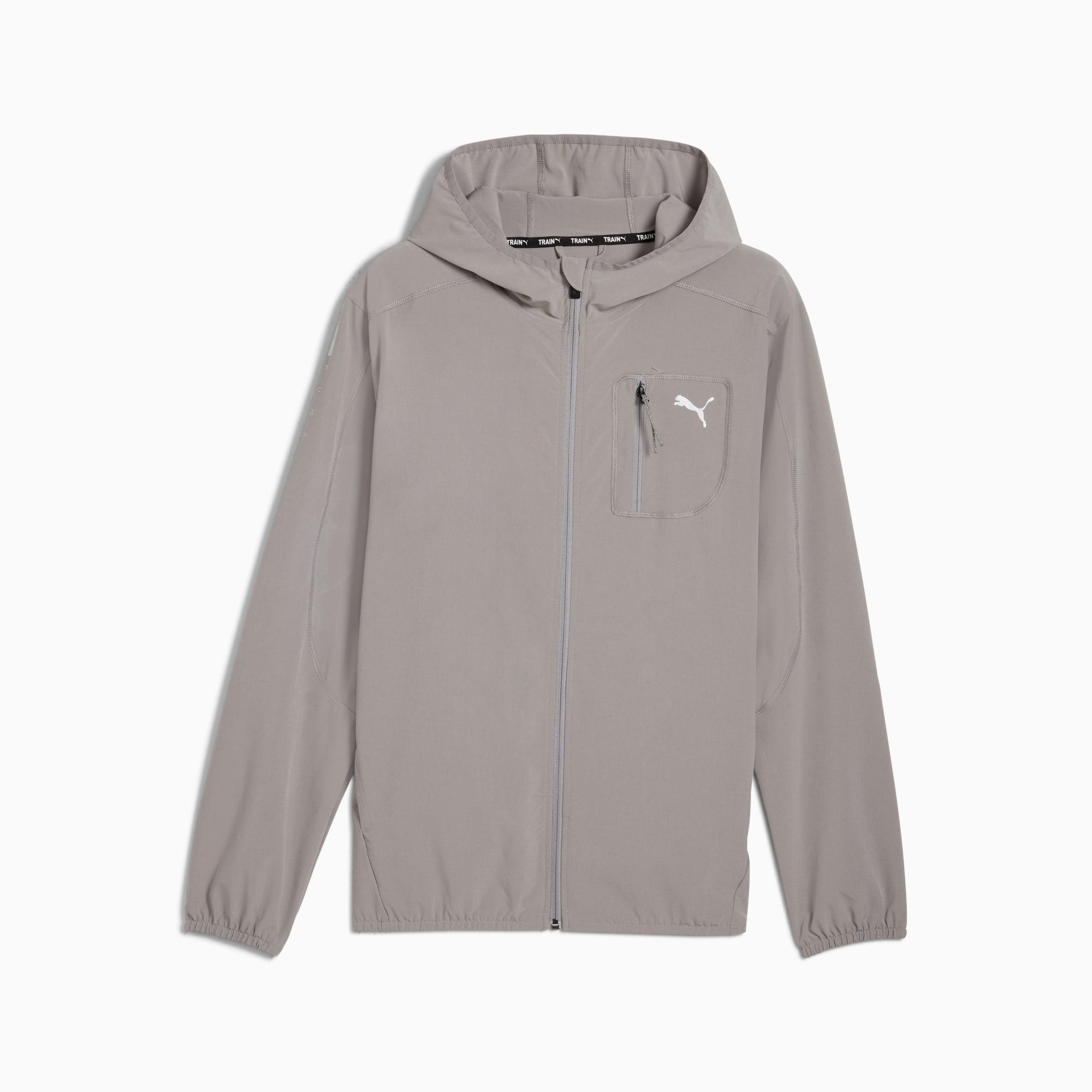 PUMA FLEX Men's Woven Jacket in Grey Product Image