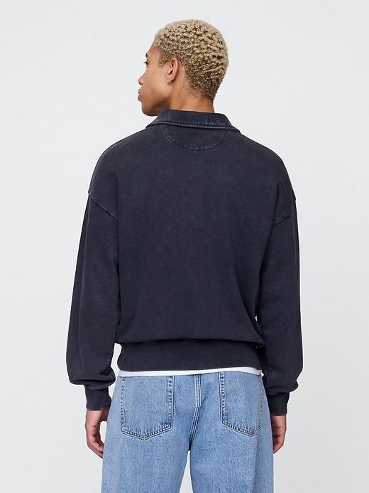 Heavyweight Oversized Quarter-Zip Pullover Product Image