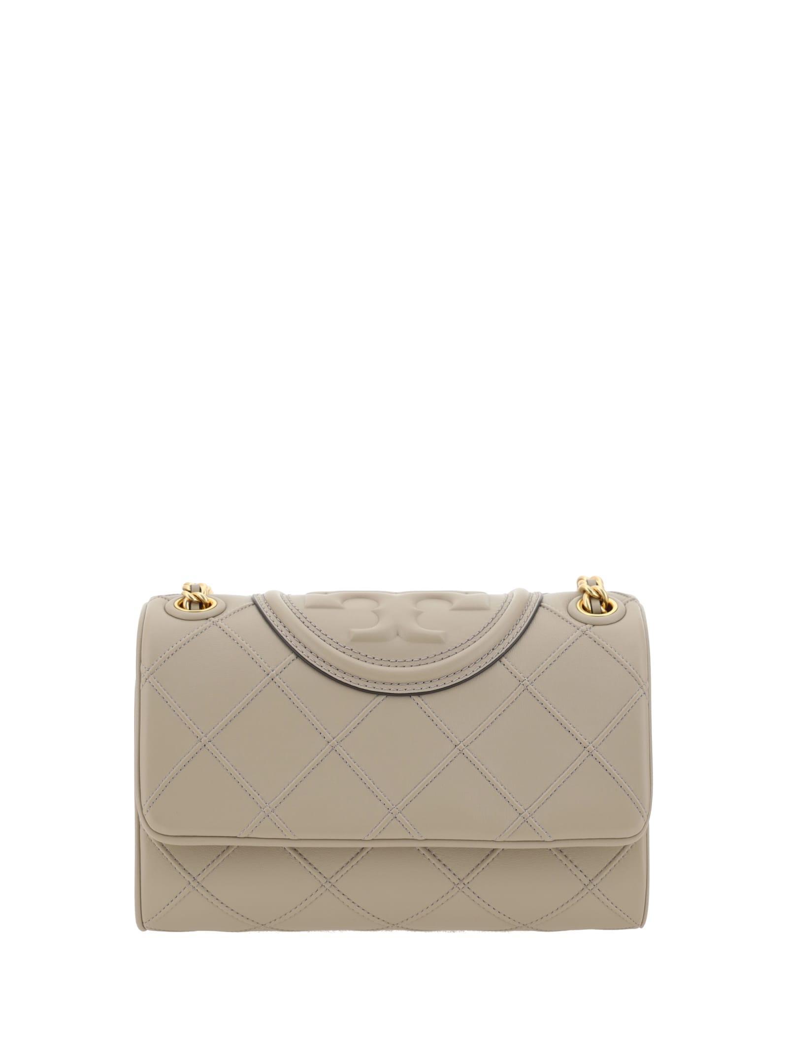 Small Fleming Shoulder Bag In Beige Product Image