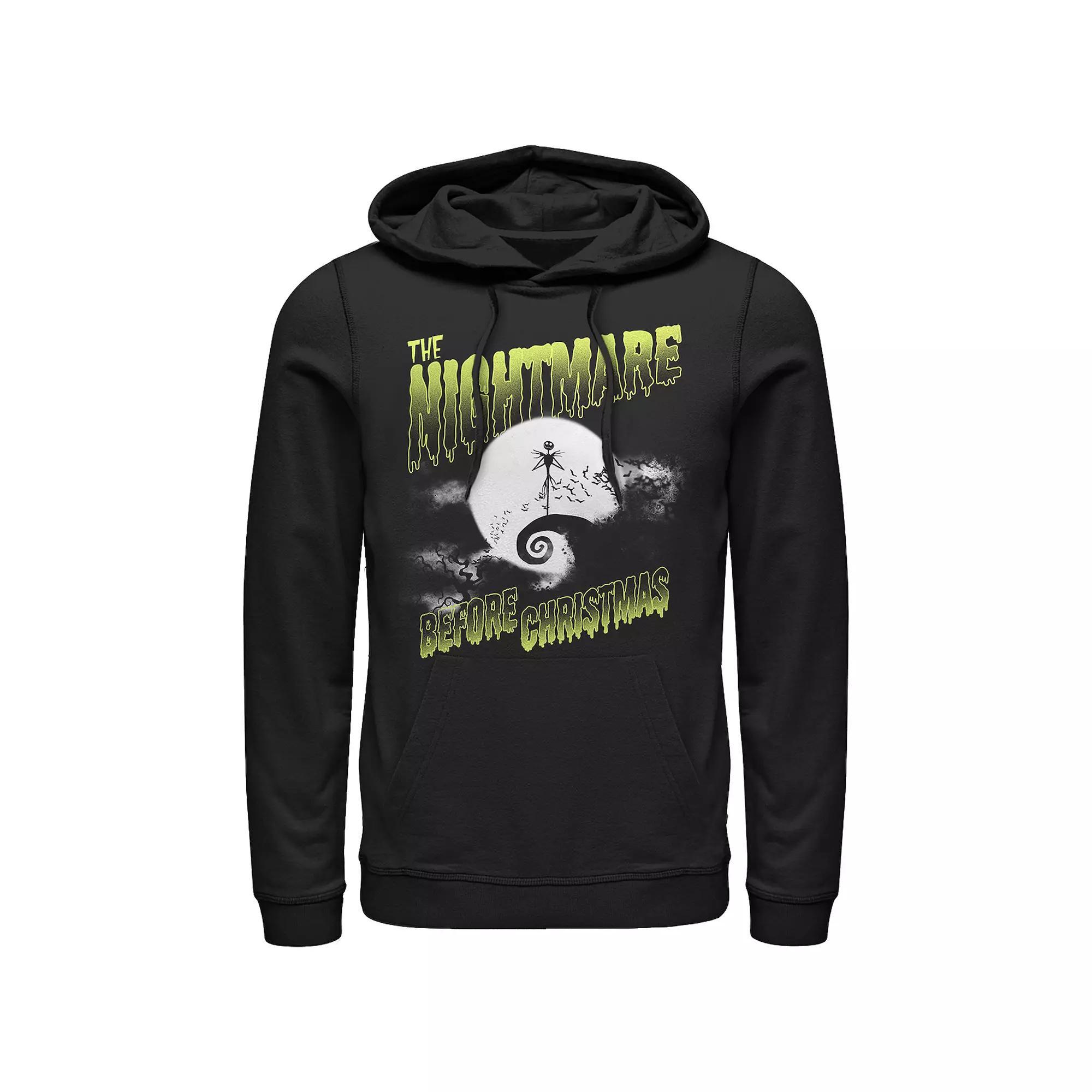 Disney's The Nightmare Before Christmas Spooky Nightmare Men's Graphic Hoodie, Size: Medium, Black Product Image