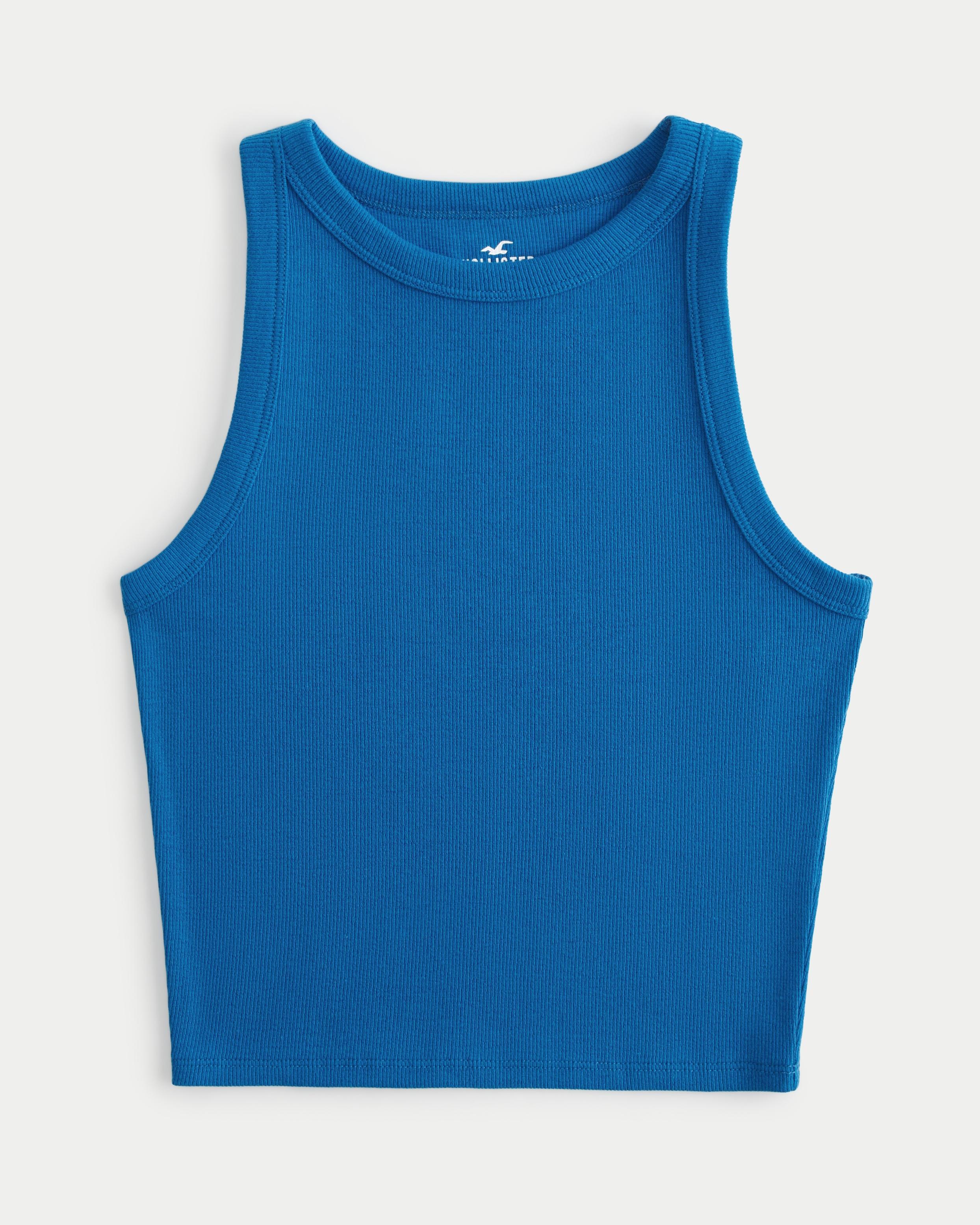 Ribbed High-Neck Tank Product Image