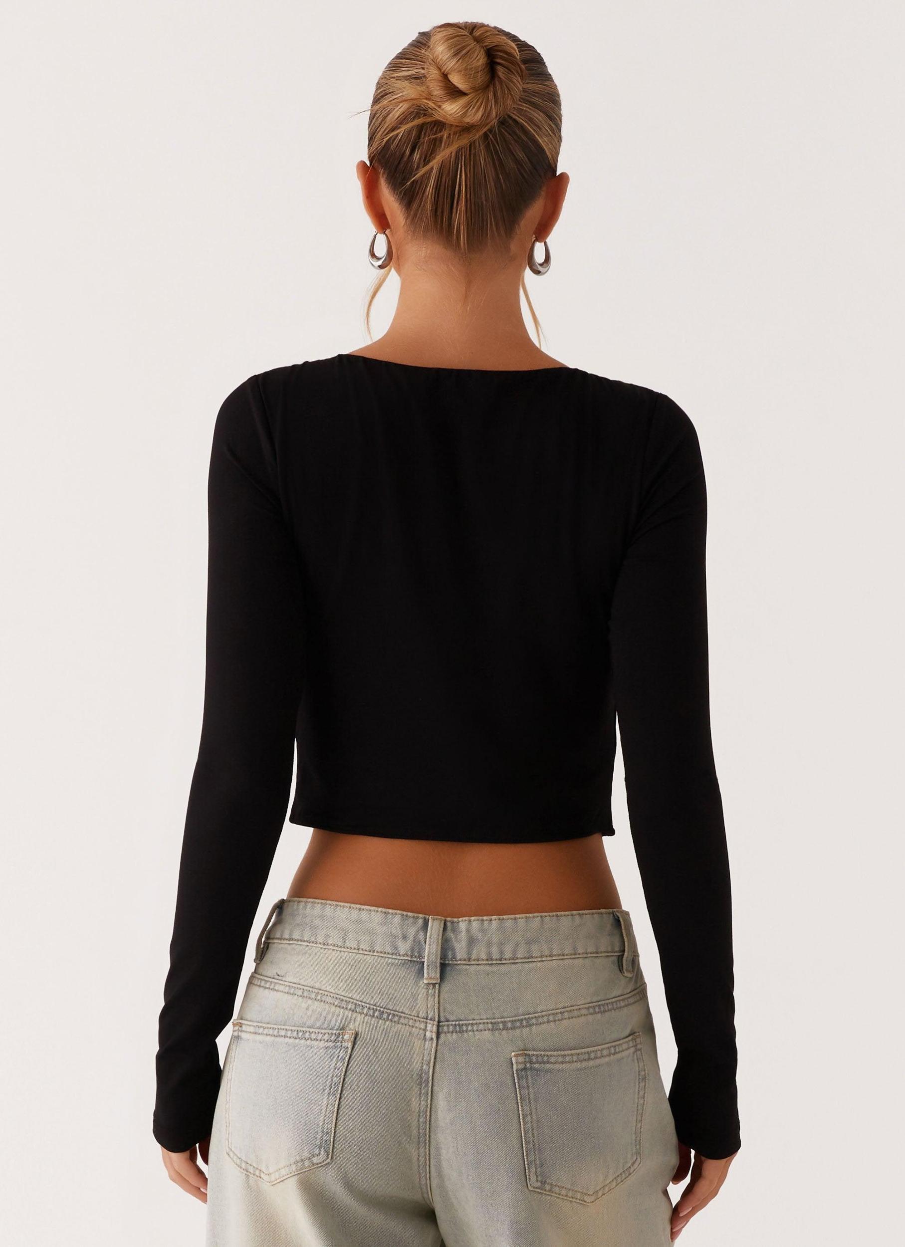 Pippa Top - Black Product Image