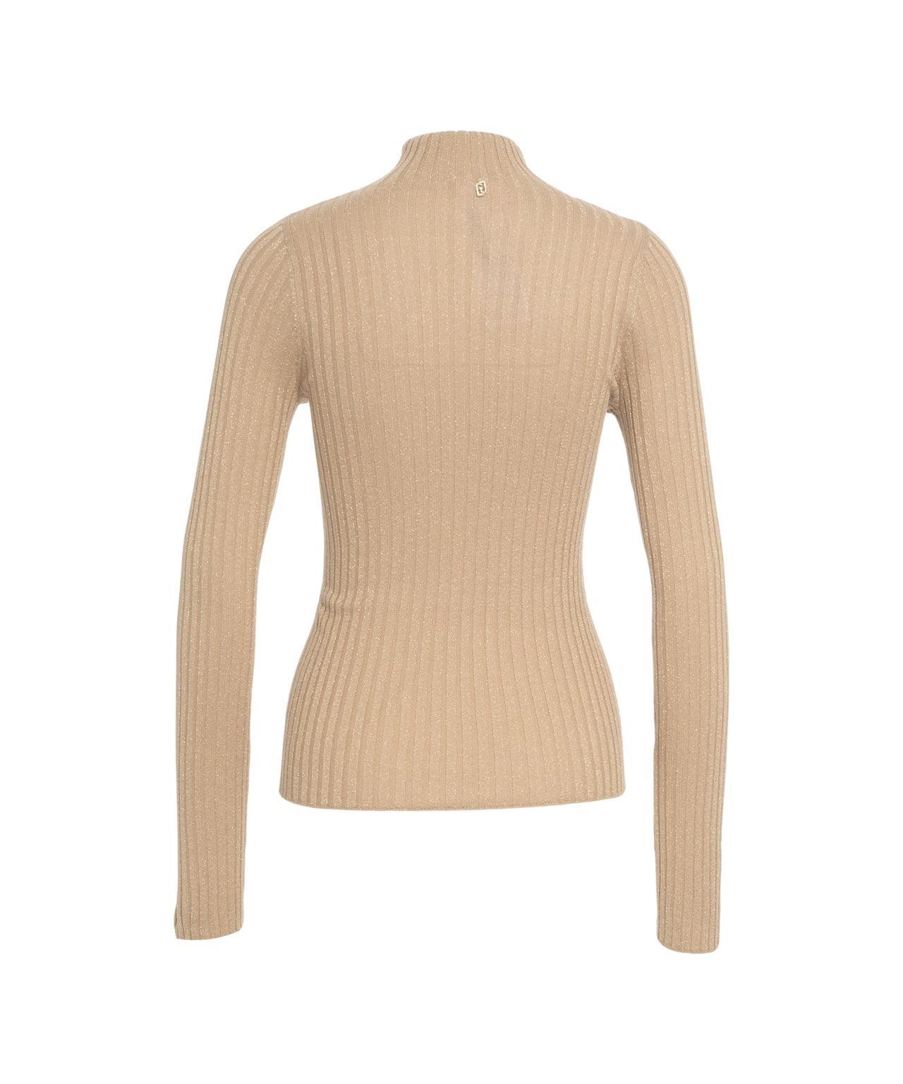 Lurex turtleneck sweater Product Image