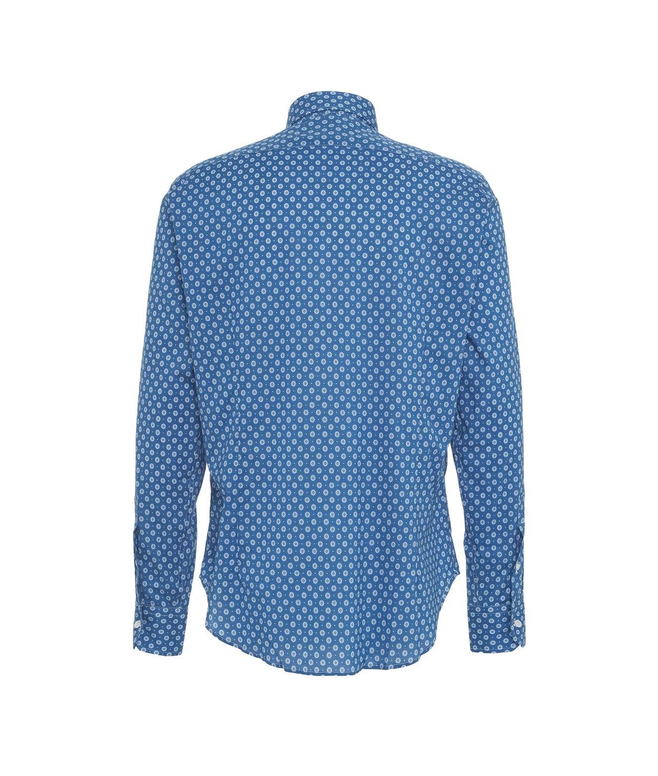 Fine cotton shirt with floral pattern Product Image