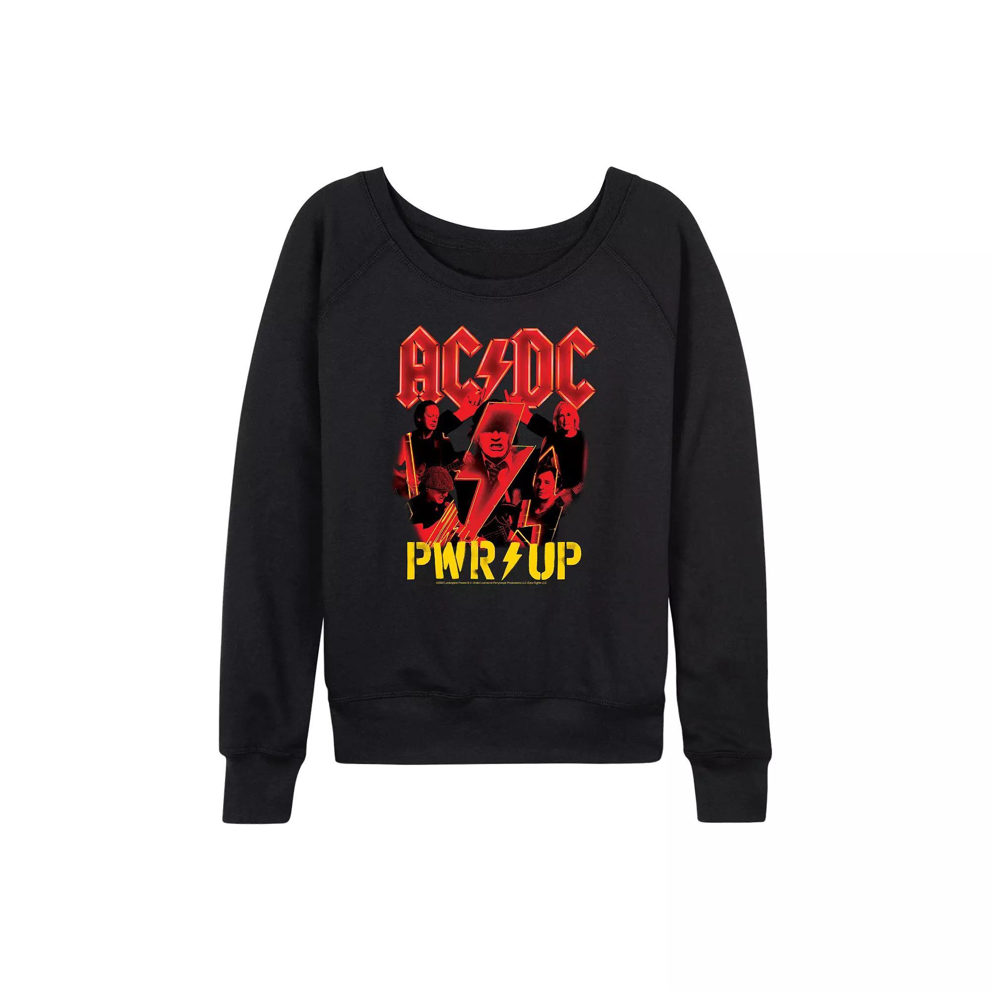 Women's ACDC PWR UP French Terry Long Sleeve Tee,  Product Image