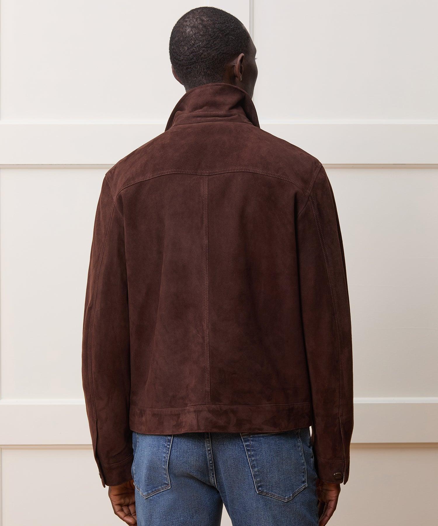 Italian Suede Worker Jacket Product Image