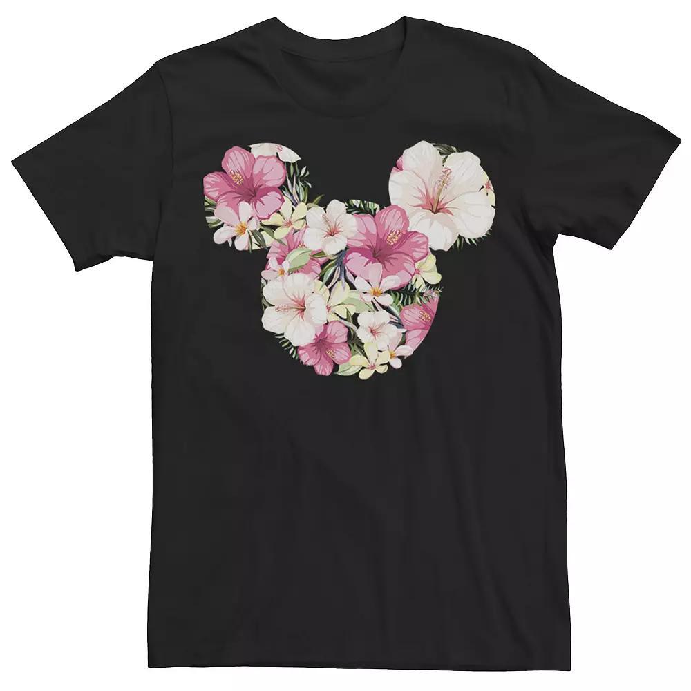 Disney's Mickey & Friends Mickey Floral Fill Men's Tee,  Product Image