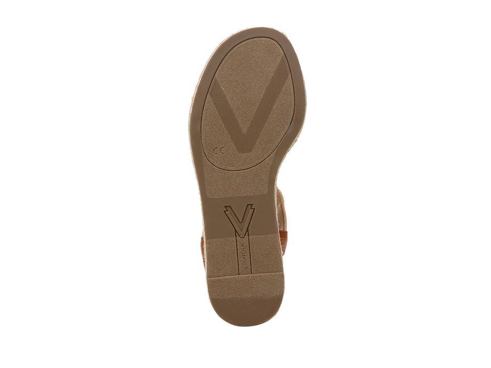 Vionic Calera Leather Wedge Espadrille Sandals Product Image