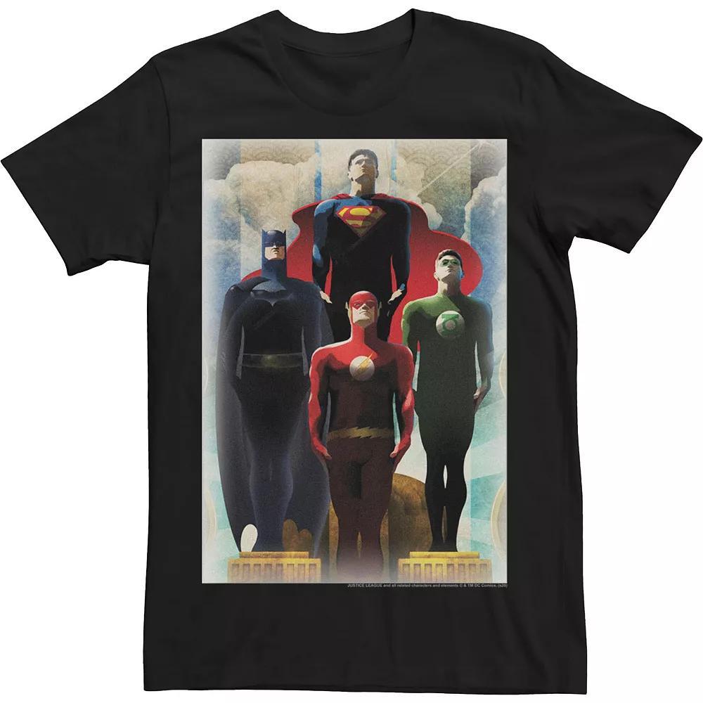Men's Justice League Legends Group Shot Tee, Size: XXL, Black Product Image