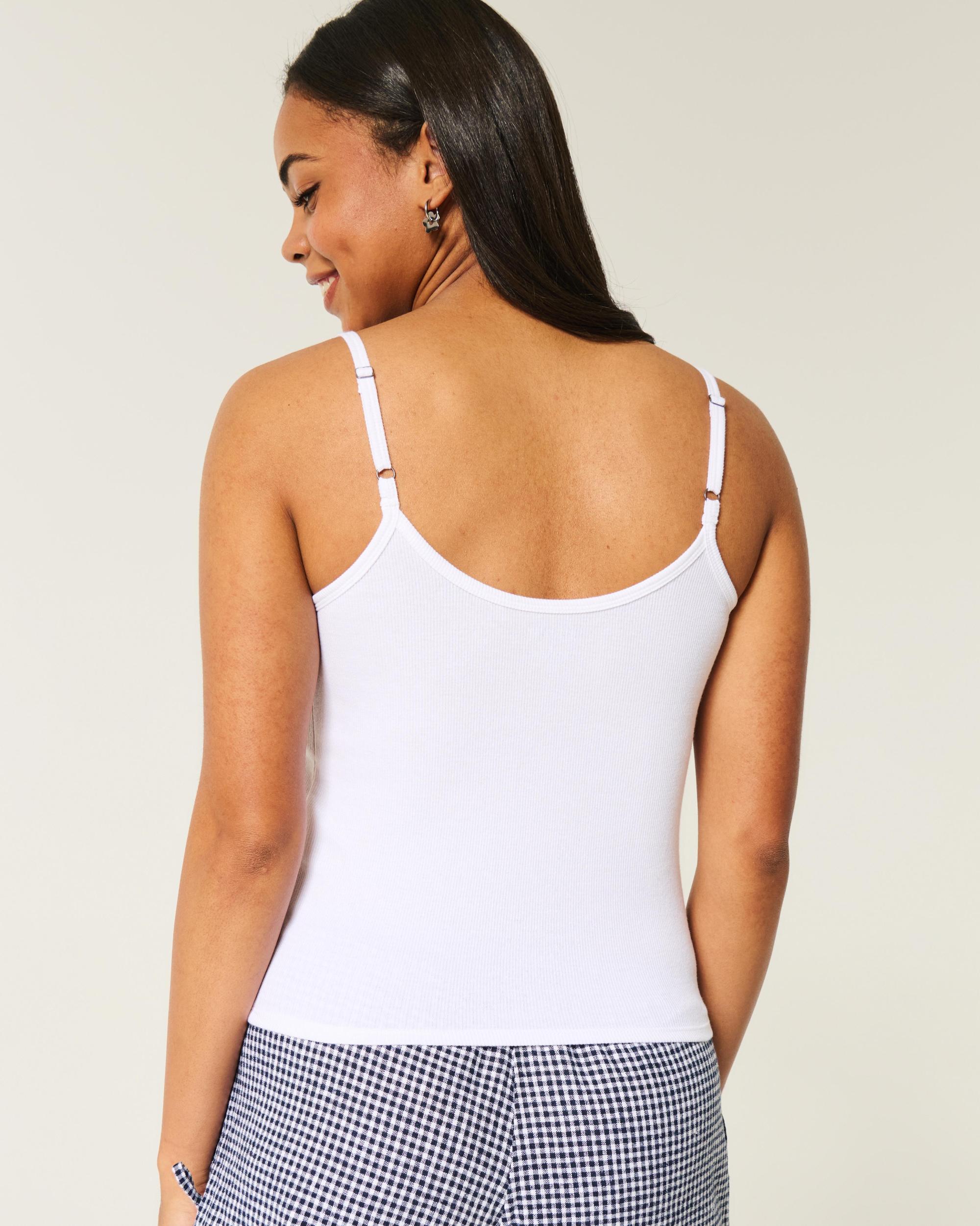 Ribbed Notch Henley Cami Product Image