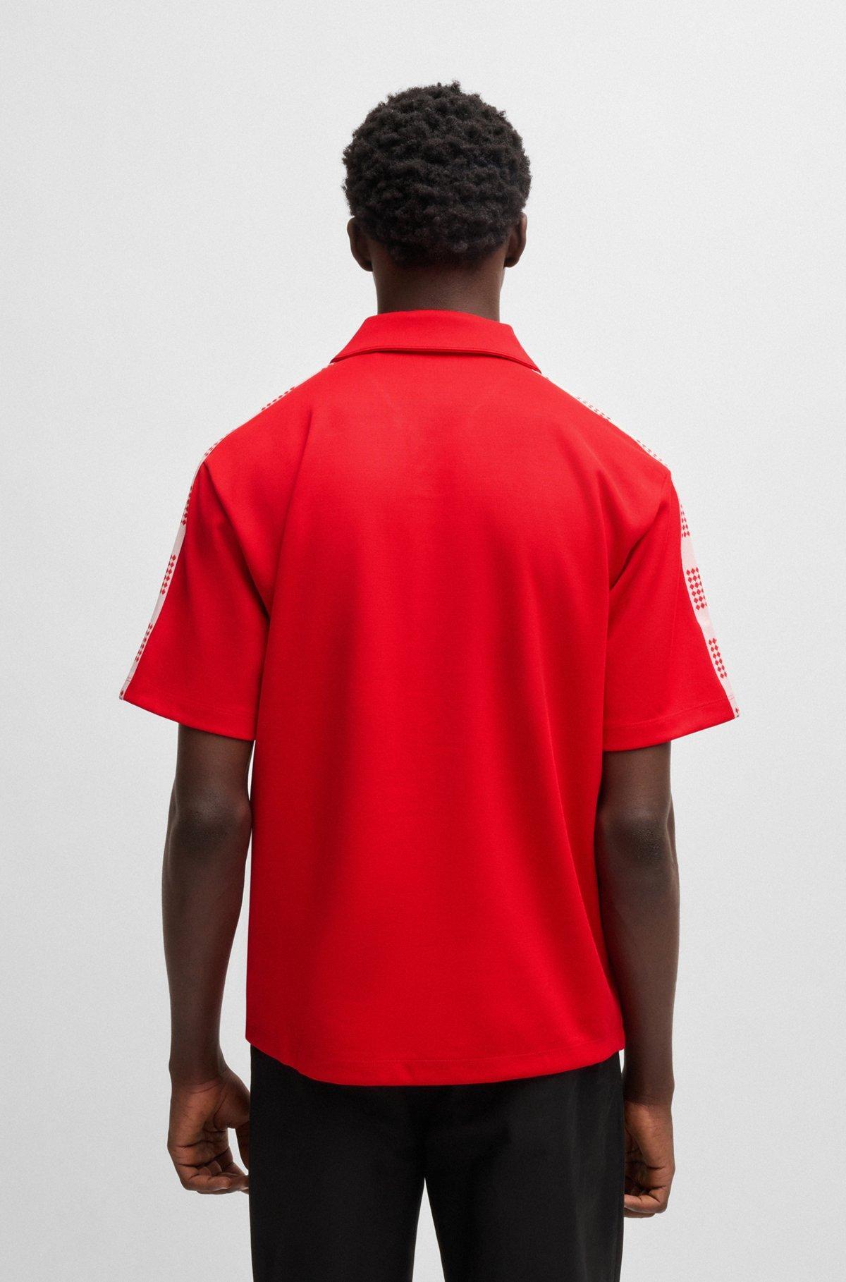 Polo shirt with checked tape Product Image