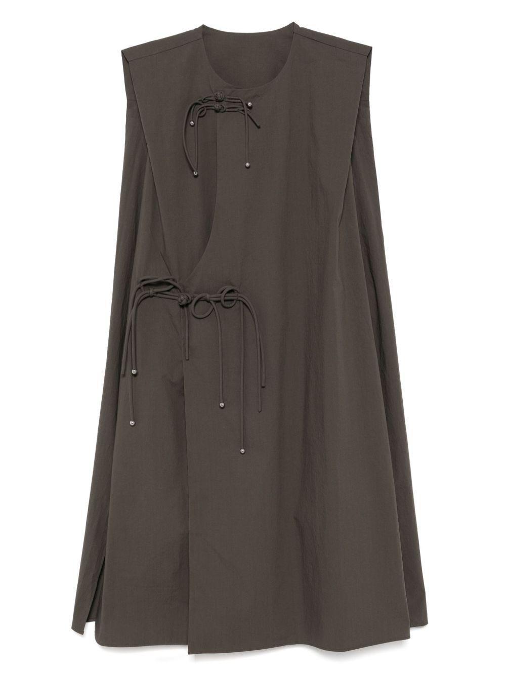 bead-embellished sleeveless dress Product Image