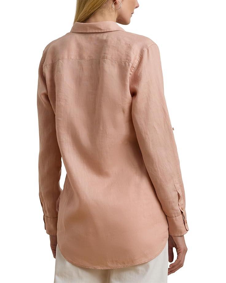 Women's Lauren Ralph Lauren Relaxed Fit Linen Shirt Product Image