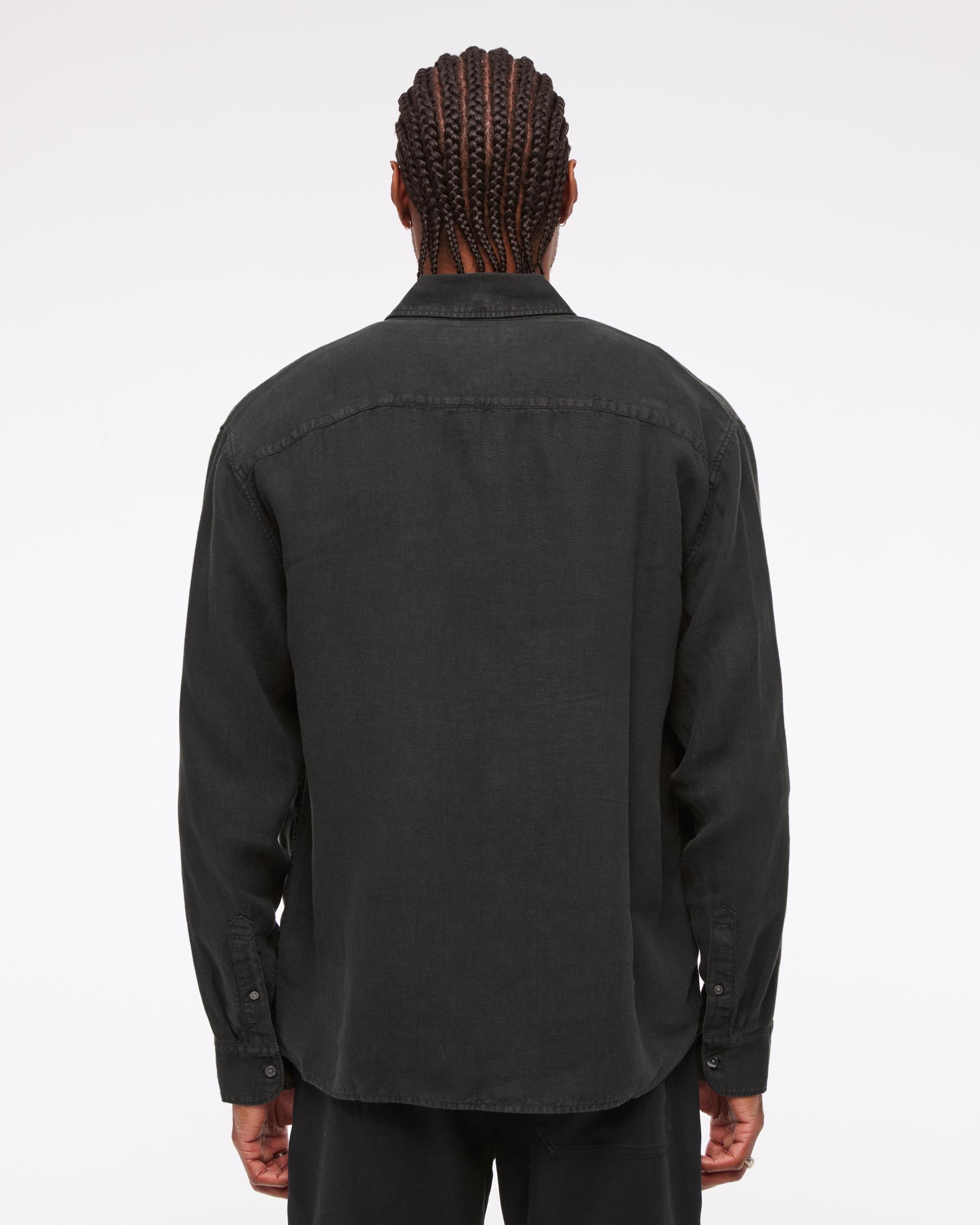 Linen Button-Up Shirt Product Image