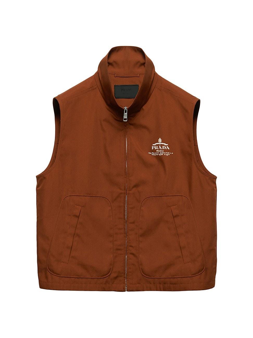 Mens Archive Cotton-Blend Vest Product Image