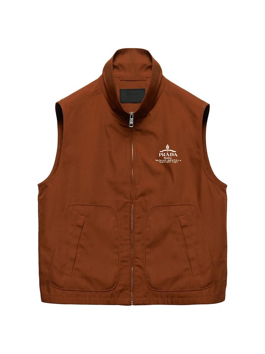 Mens Archive Cotton-Blend Vest Product Image