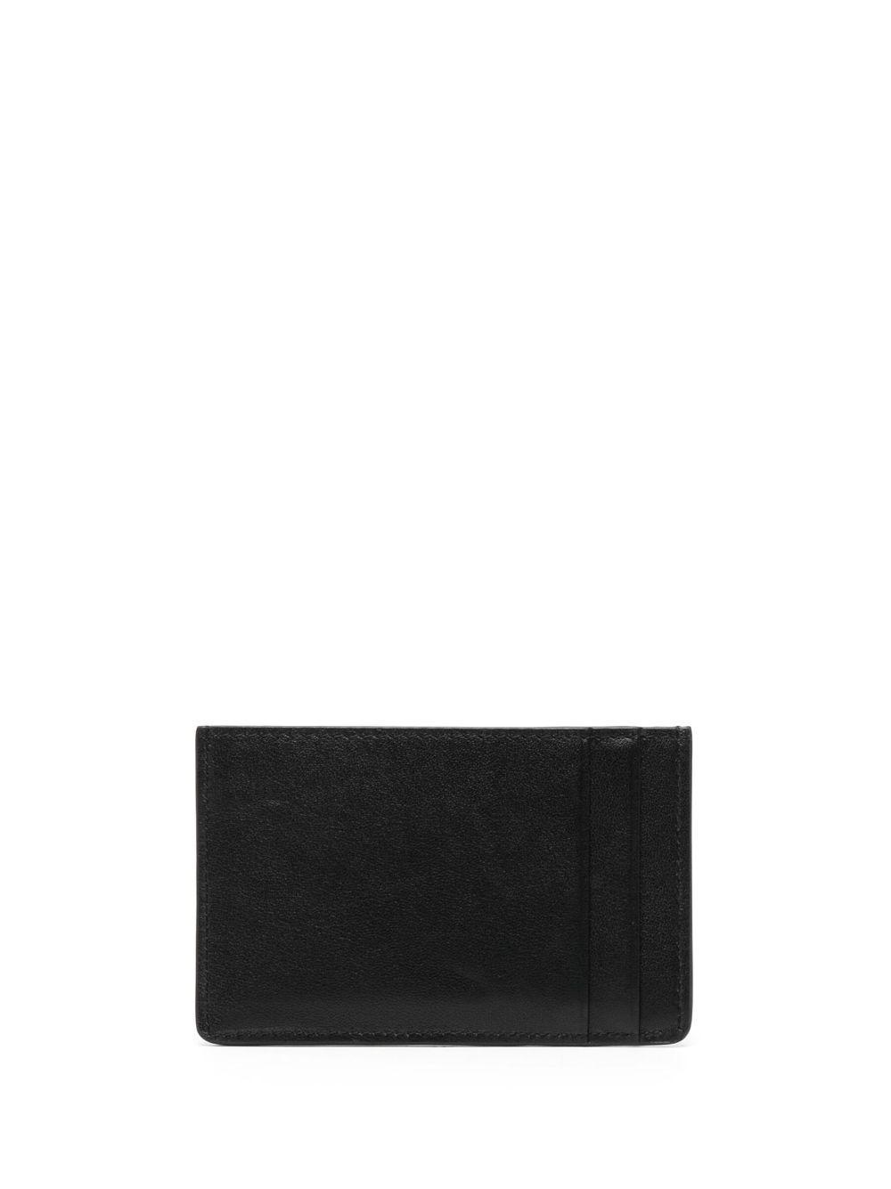 logo-lettering leather cardholder Product Image