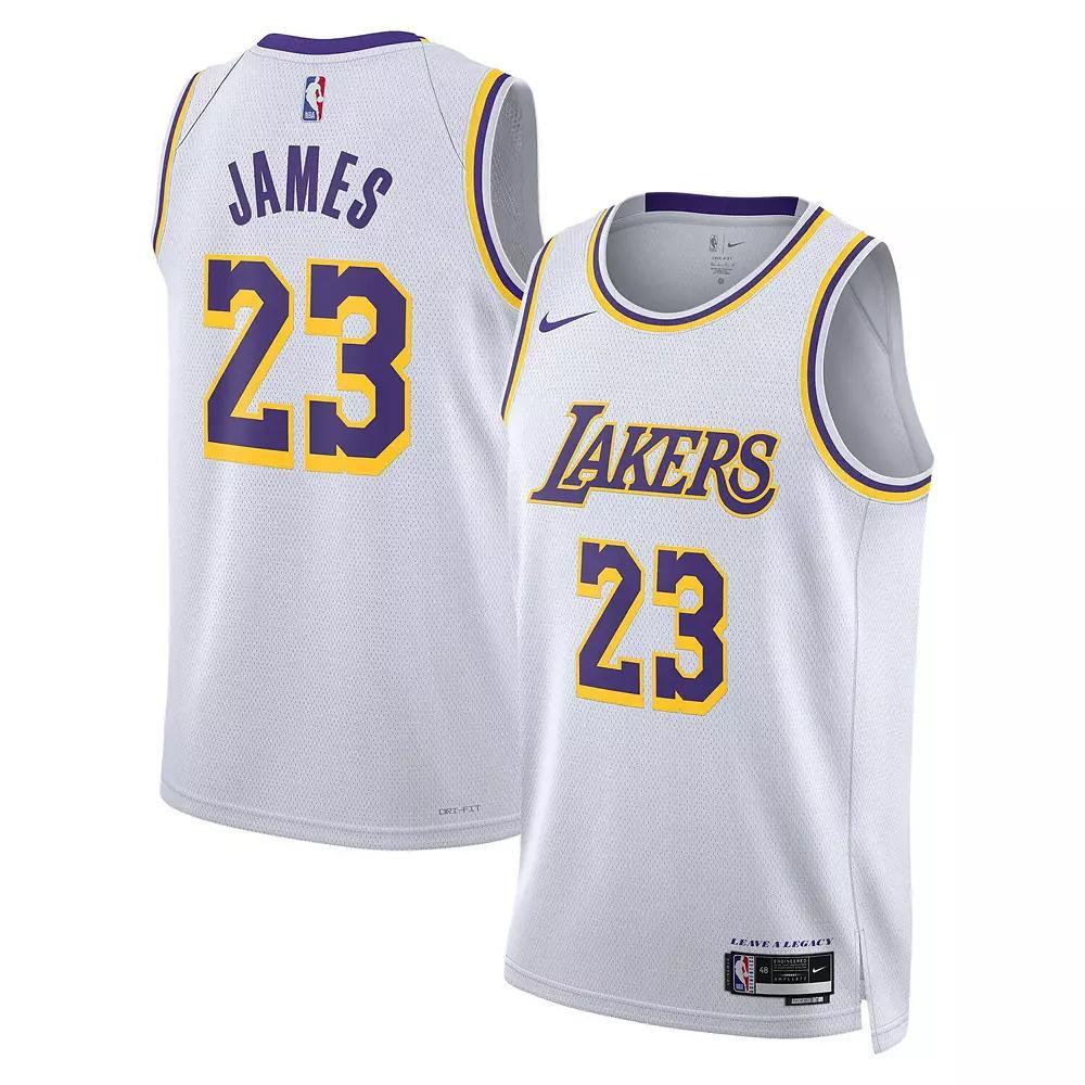 LeBron James Los Angeles Lakers 2022/23 Association Edition Nike Mens Dri-FIT NBA Swingman Jersey | DN2081-103 Product Image