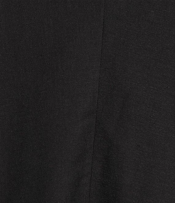 Gibson & Latimer Woven Crew Neck Sleeveless Deep Backline Twist Caftan Dress Product Image