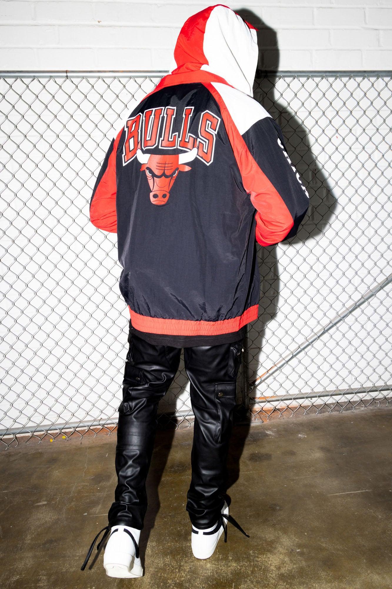 Chicago Bulls Threat Jacket - Black/Red Product Image