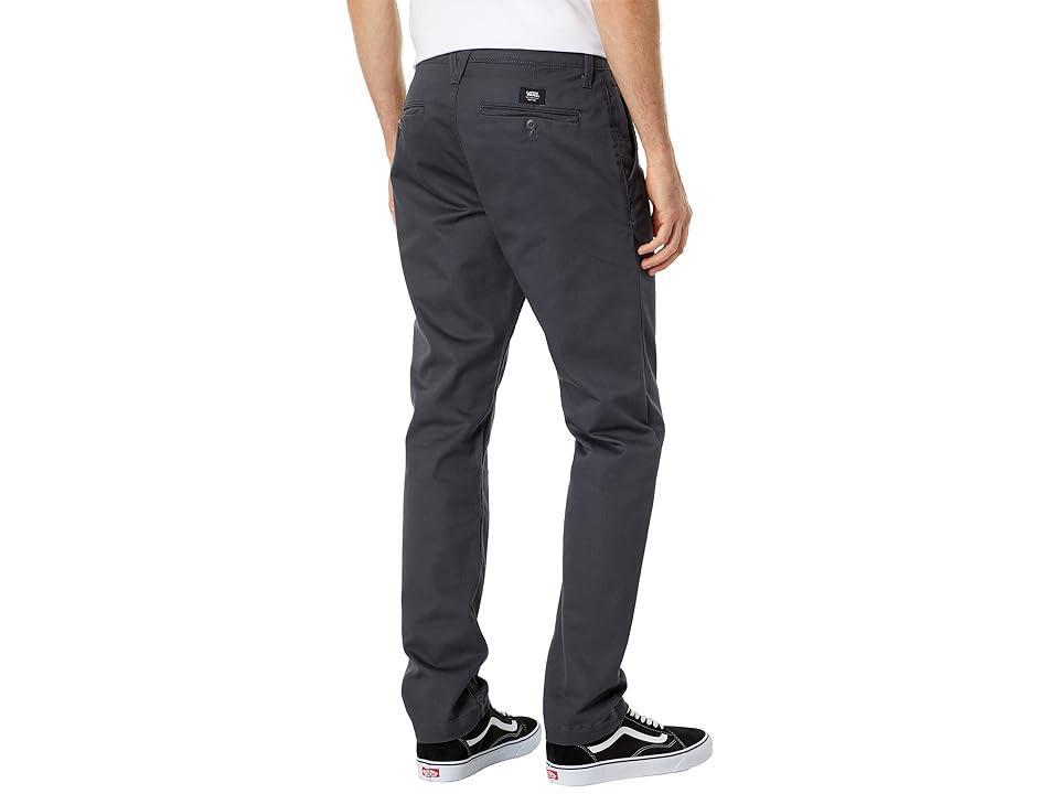 Vans Authentic Chino Slim Pants (Asphalt) Men's Casual Pants Product Image