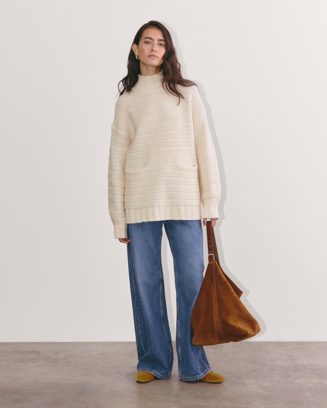 Womens Oversized Turtleneck in Luxe Merino Sweater by Everlane Product Image