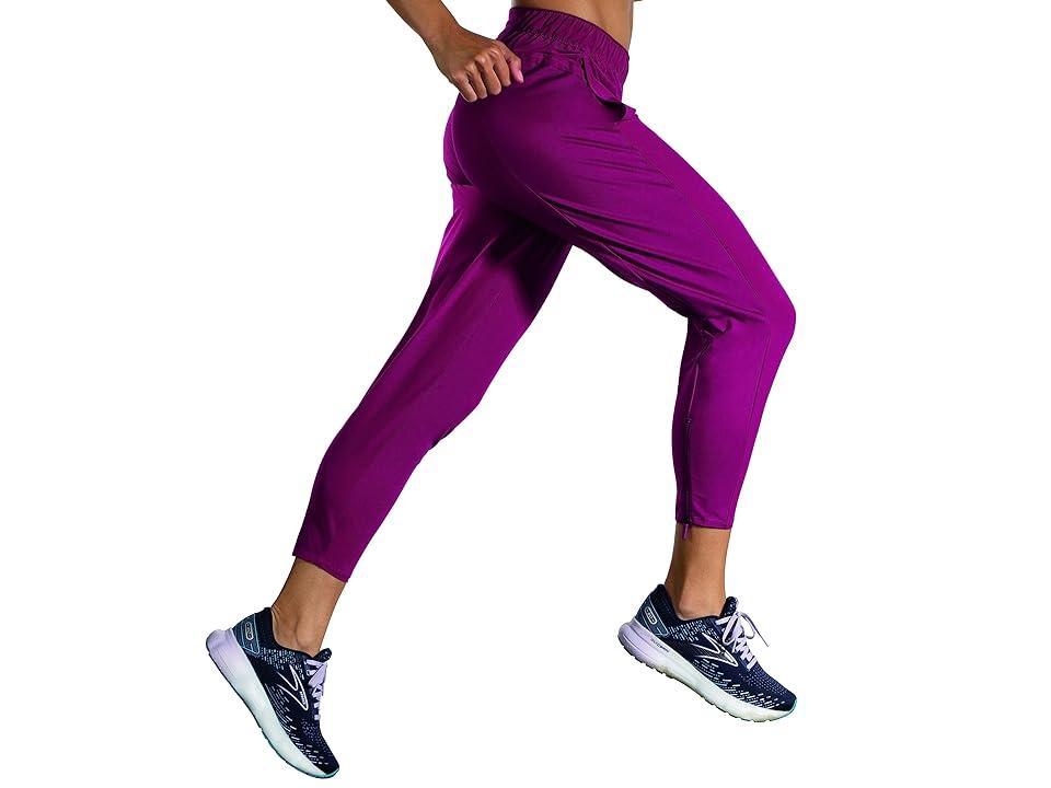 Brooks Shakeout Pants (Dark Mauve) Women's Casual Pants Product Image