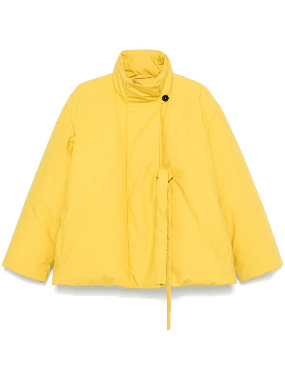 JIL SANDER Down Coat In Yellow Product Image