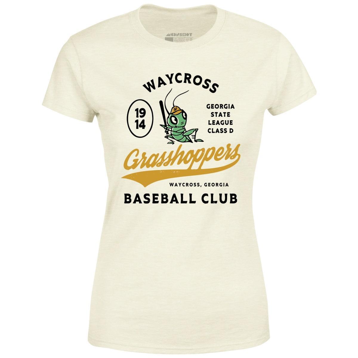 Waycross Grasshoppers - Georgia - Vintage Defunct Baseball Teams - Women's T-Shirt Female Product Image