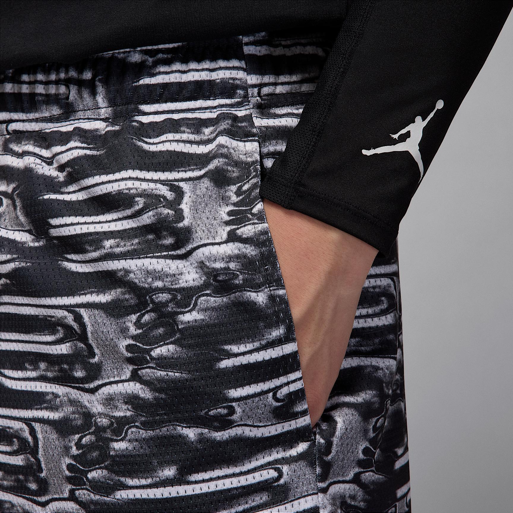 Jordan Sport Men's Dri-FIT Printed Mesh Shorts Product Image