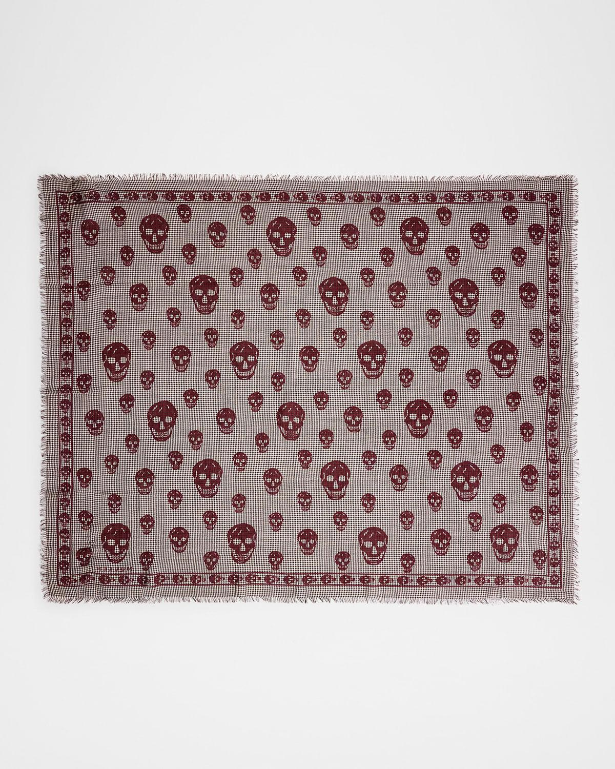 Mens Skull Dogtooth Foulard Product Image