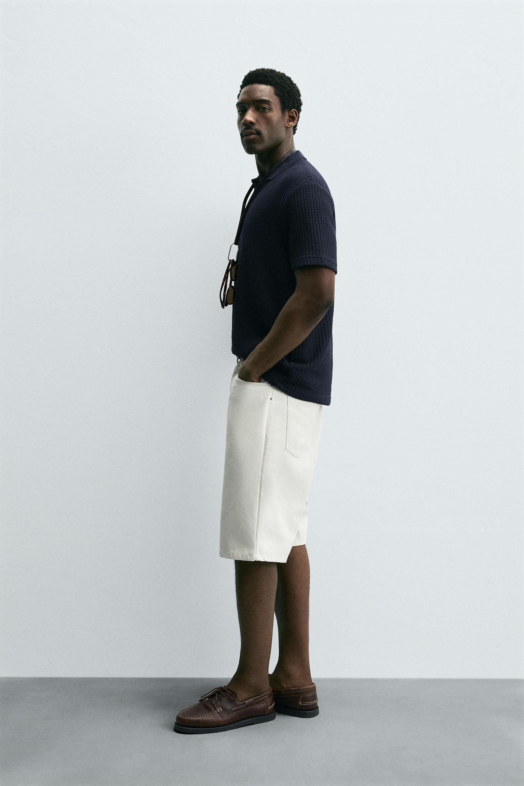 TEXTURED POLO SHIRT Product Image
