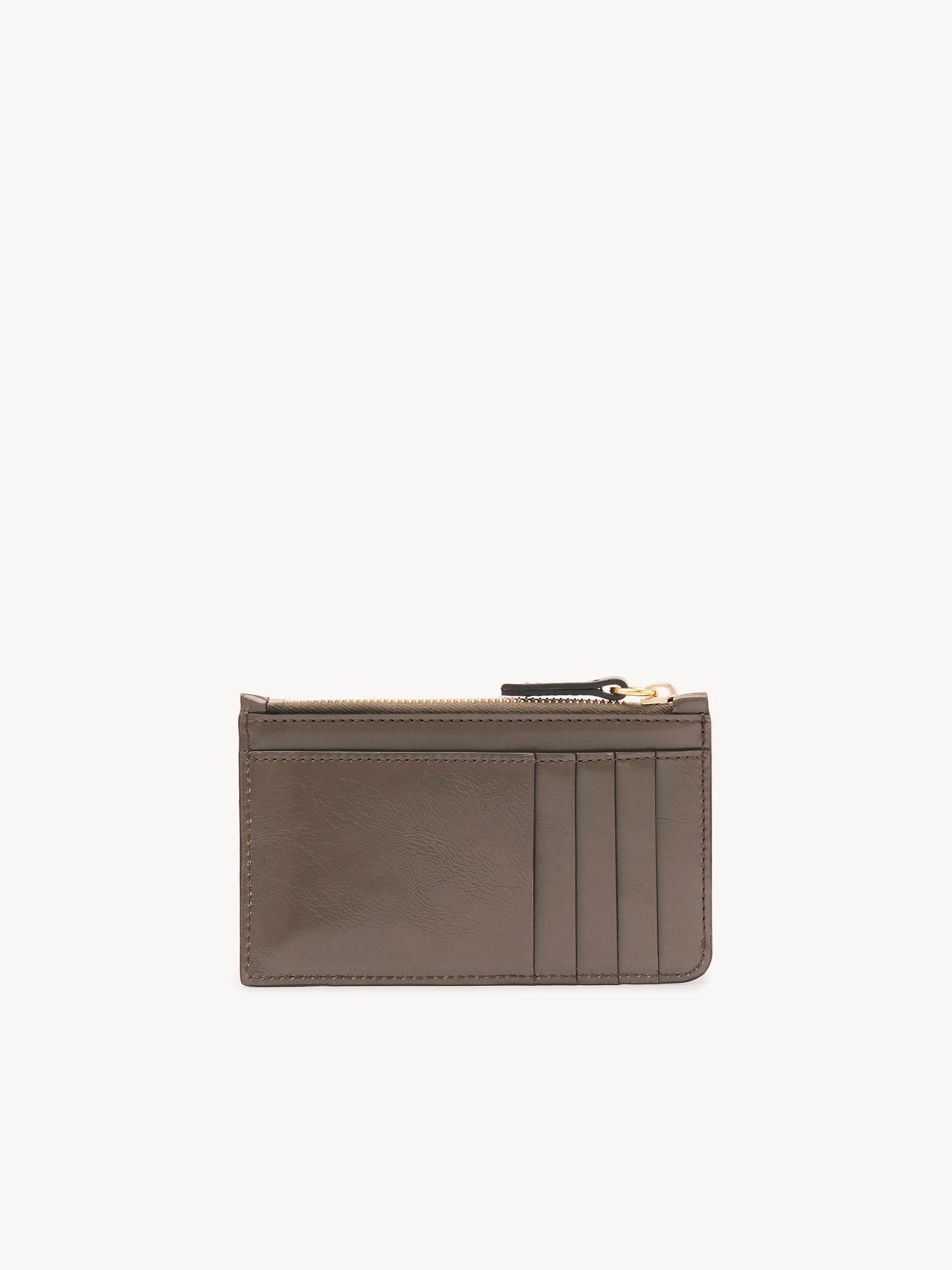 Small Chloé Iconic purse with card slots in shiny leather Product Image