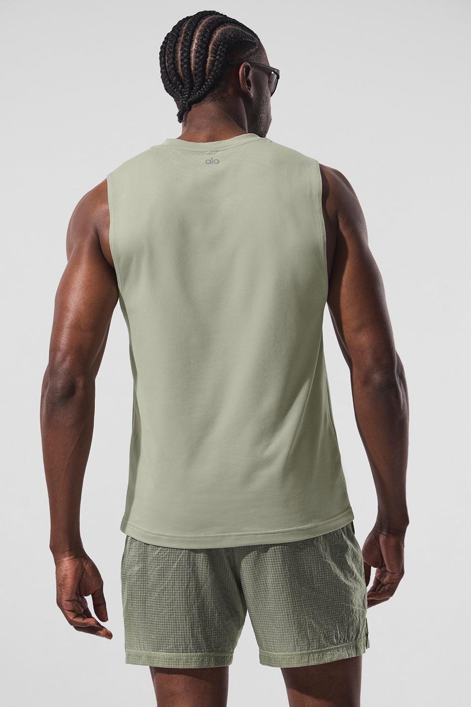 Conquer Muscle Tank - Limestone Product Image