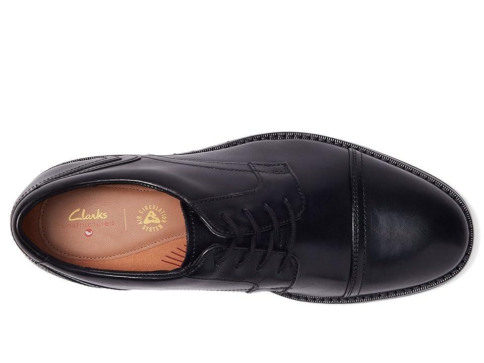 Clarks Un Hugh Cap Leather) Men's Shoes Product Image