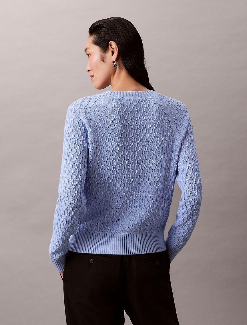 Cable Knit Classic Sweater Product Image