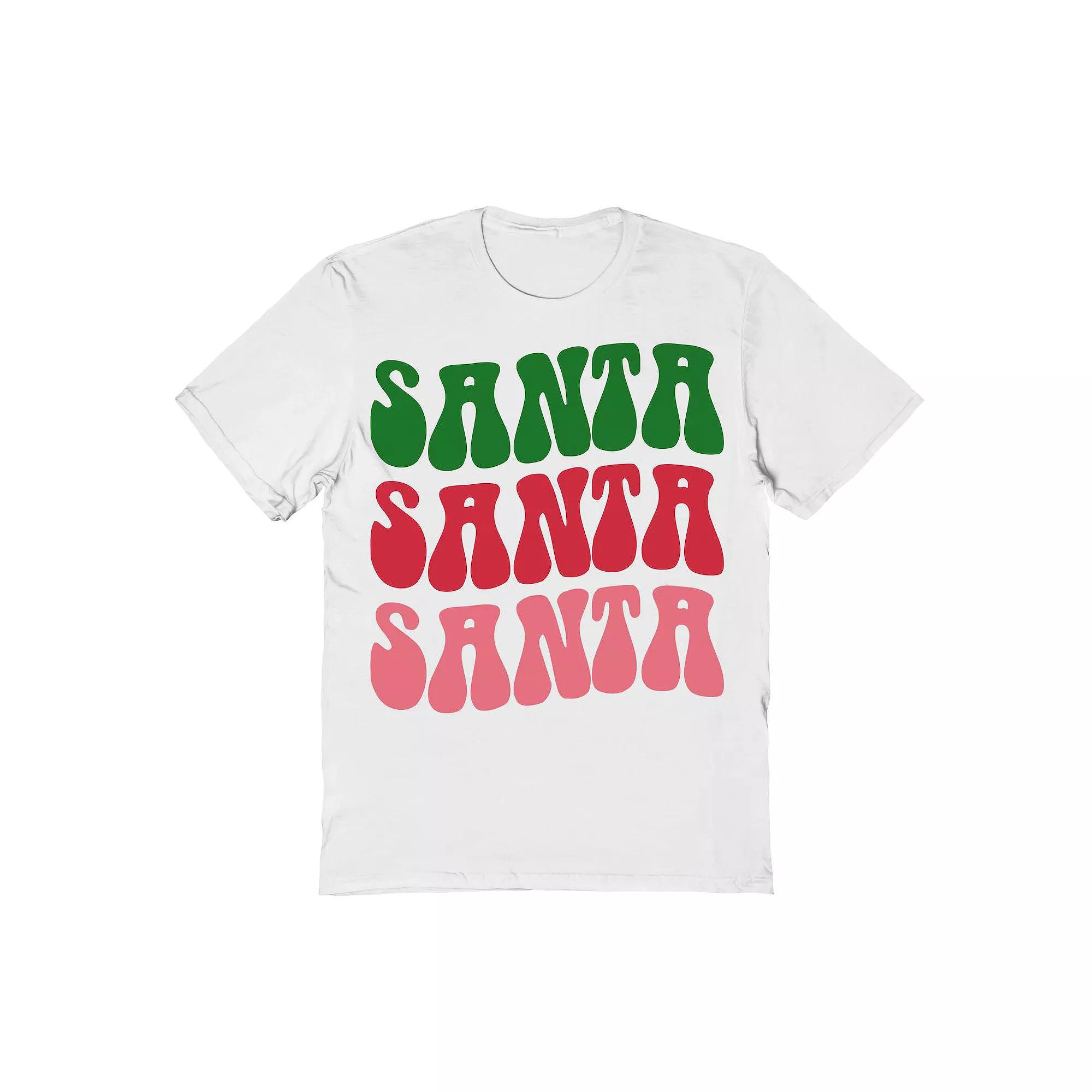 Men's Tree Santa Santa Christmas Graphic Tee, Adult Unisex,  Product Image